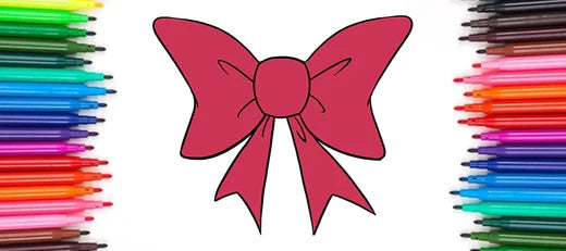 Wie man eine Schmetterlingsschleife zeichnet
