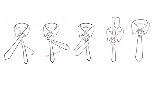 vWie man einen einfachen Krawattenknoten bindet