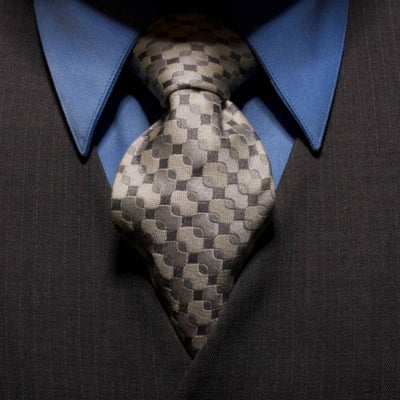 Graue Krawatten Kollektion