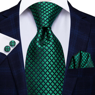 Smaragdgrüne Krawatte