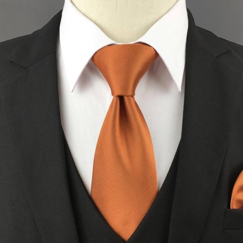 Orange Krawatte Mann