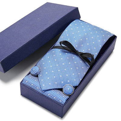 Krawatte Seide Blau