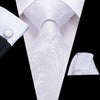 Krawatte Weiß Einfarbig Kaschmir
