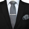 Krawatte Grau Wolle