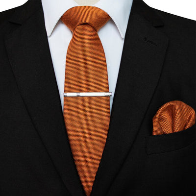 Krawatte Wolle Orange