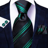 Schwarze Und Grüne Krawatte