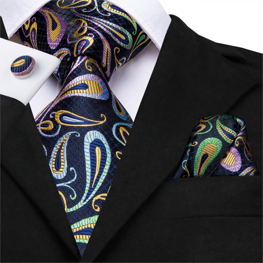 Krawatte Mehrfarbig Kaschmir-Muster