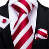 Gestreifte Krawatte Rot Und Weiß
