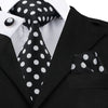 Krawatte Schwarz Mit Weißen Punkten