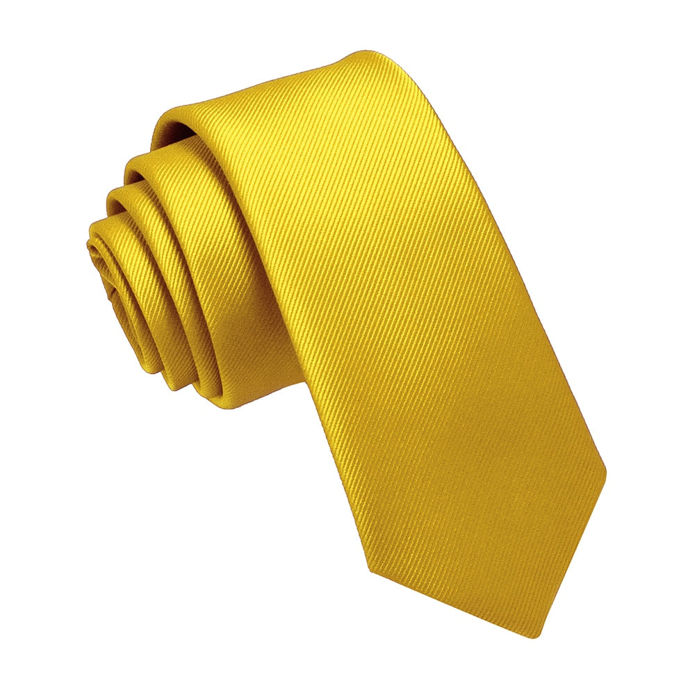 Slim Krawatte Gelb