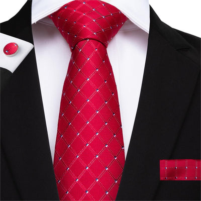 Schlanke Krawatte Rot