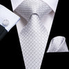 Silberne Krawatte Mosaik