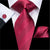 Unifarbene rot gestreifte Krawatte