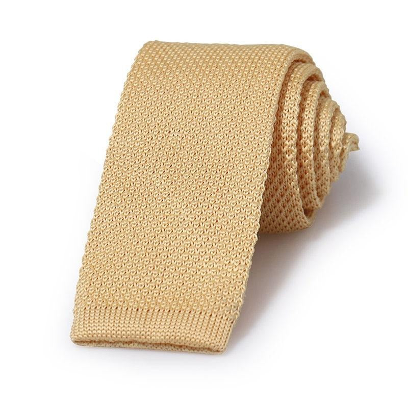 Strickkrawatte Camel