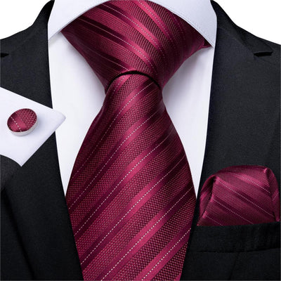 Slim Bordeaux Rot Krawatte