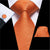 Krawatte Und Einstecktuch Orange