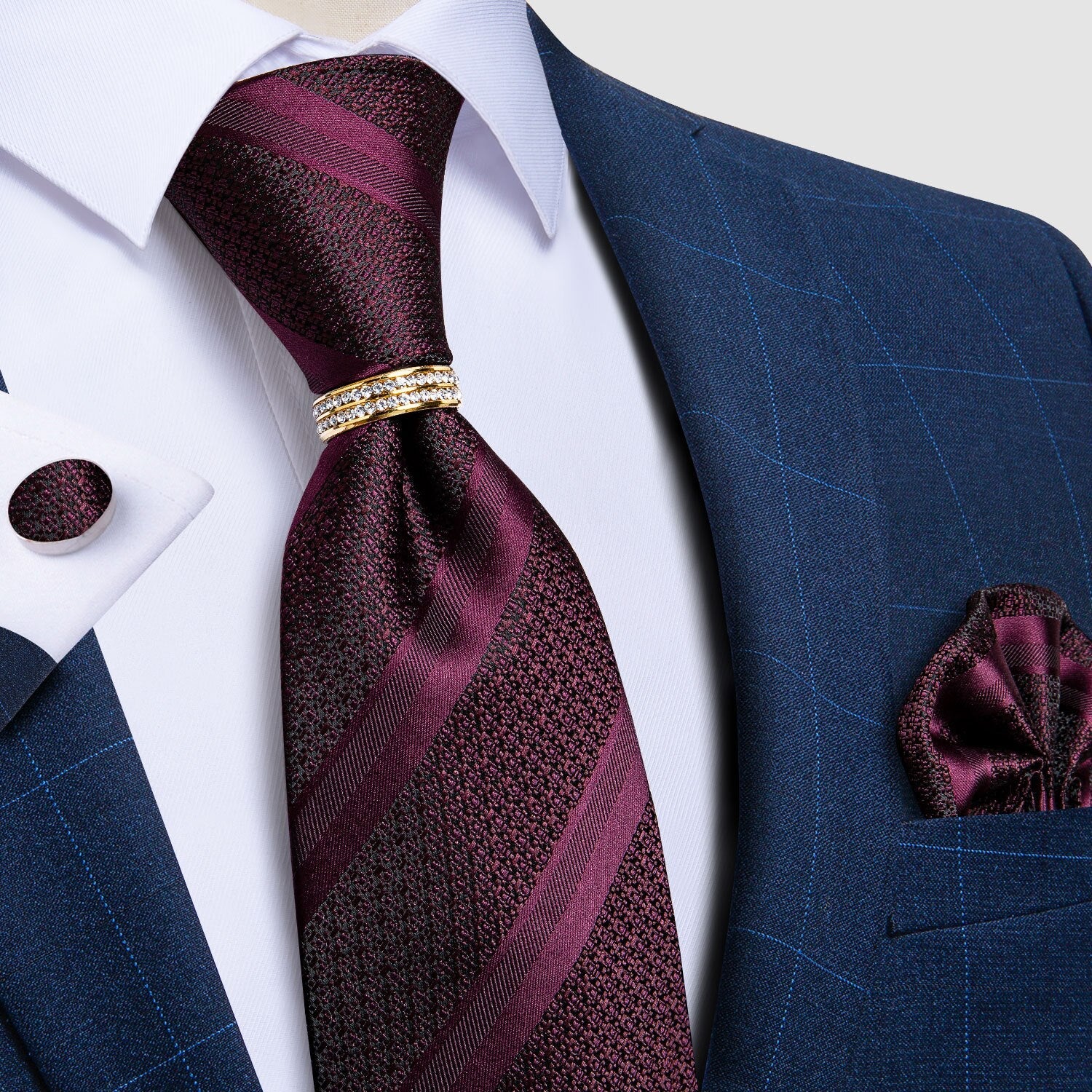Krawatte | Seide Gentleman Bordeaux Krawatte