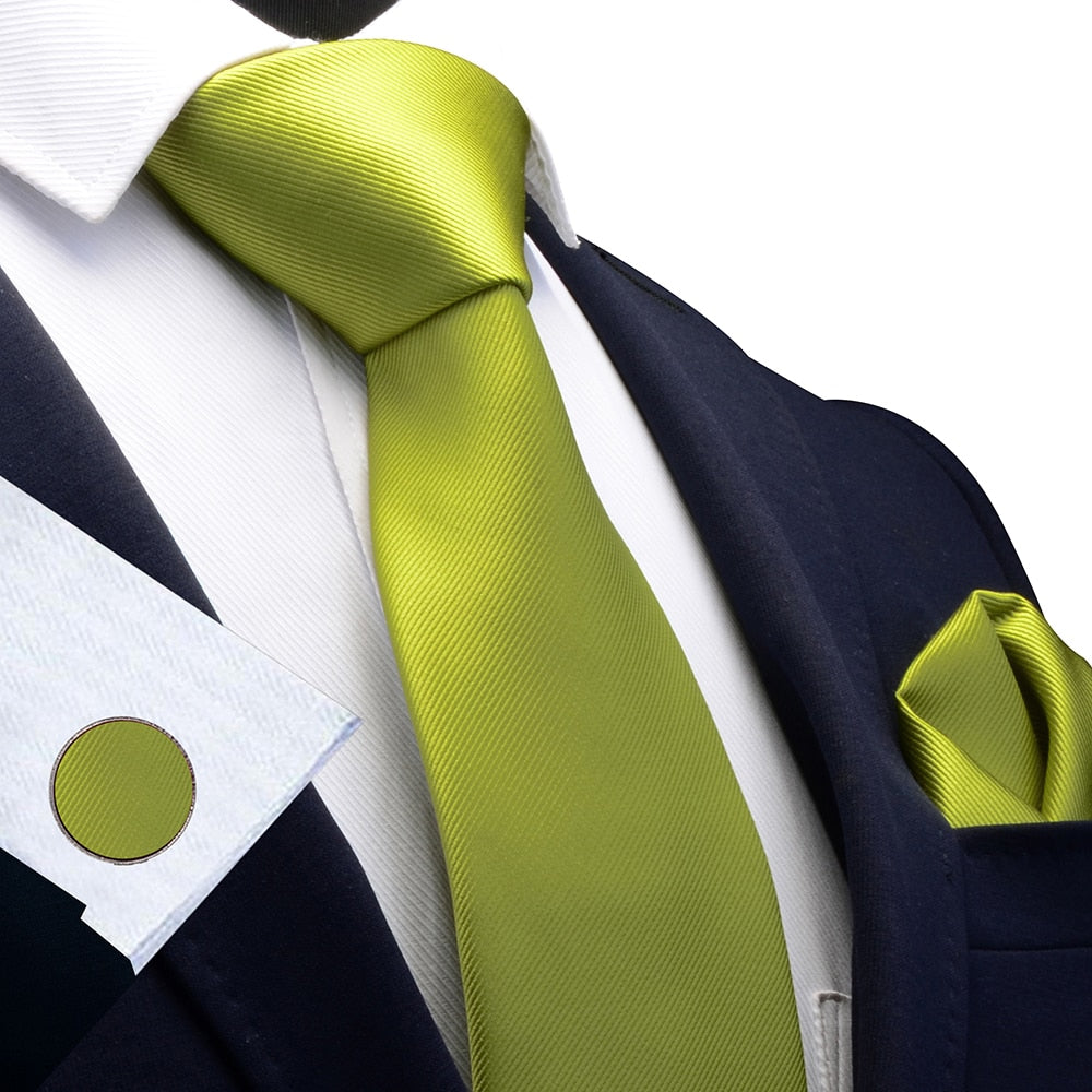 Krawatte Olivgrün