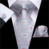 Krawatte Grau Rosa