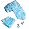 Krawatte Blaues Muster