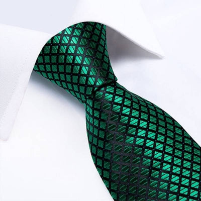 Krawatte Schwarz Und Grün