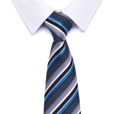Blau Und Grau Krawatte Mann