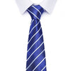 Gestreifte Krawatte Blau-Weiß