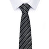 Krawatte Grau Und Schwarz