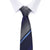 Gestreifte Krawatte Blau Und Grau