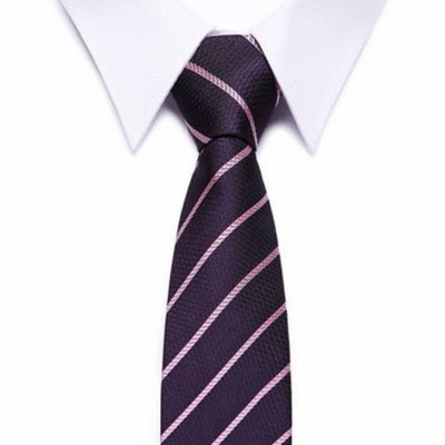 Violette Krawatte aus Seide