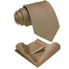 Krawatte Wolle Beige