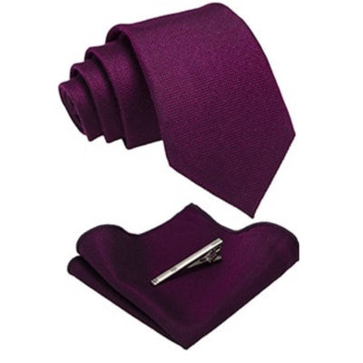 Krawatte Violett Wolle