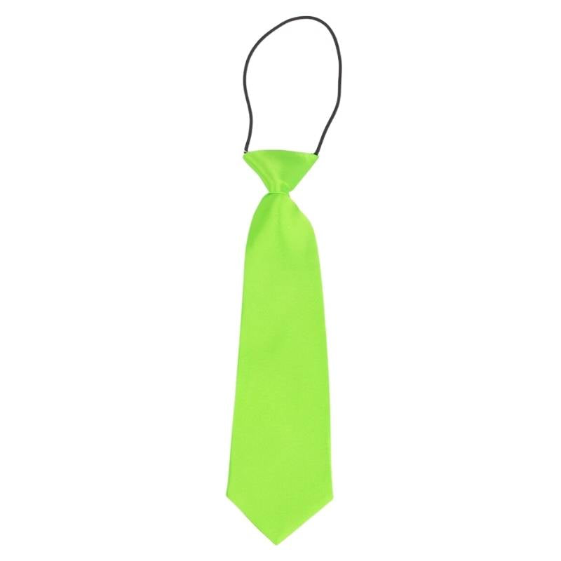 Krawatte für Kinder Fluo Grün