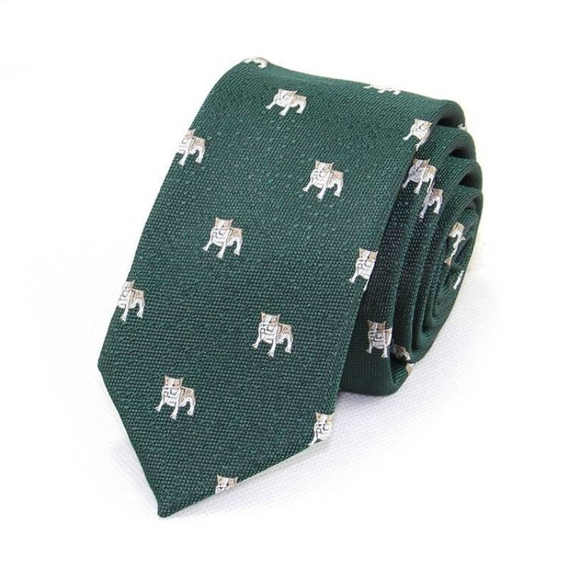 Krawatte mit Katzenmotiv