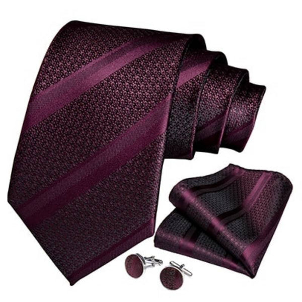 Bordeaux Seide Krawatte Gentleman Krawatte |