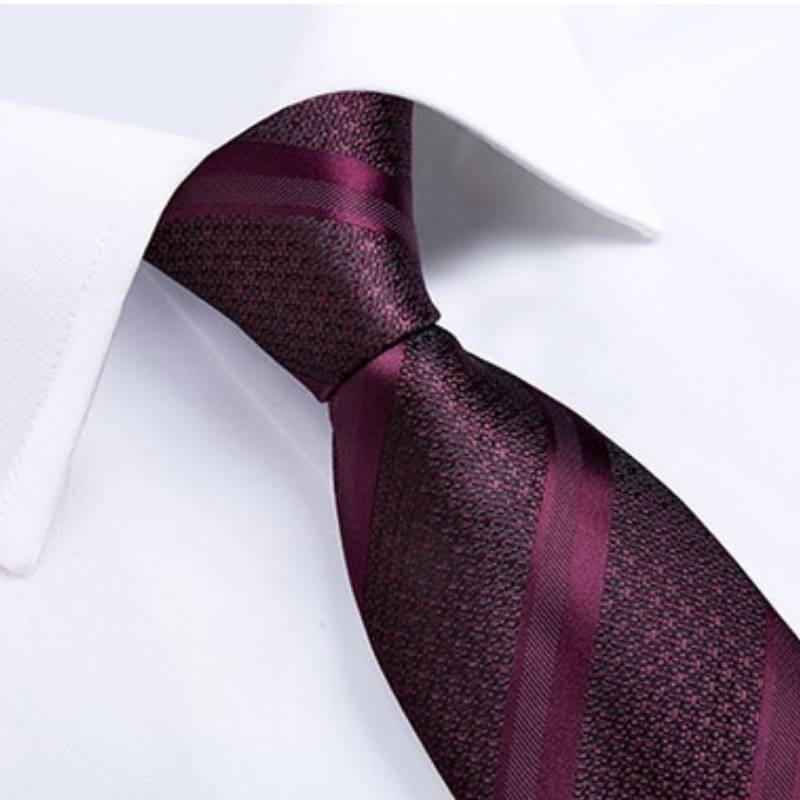 Krawatte Krawatte Seide Gentleman | Bordeaux