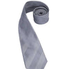 Gestreifte Krawatte Grau