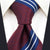 Blau Rot Krawatte