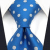 Krawatte Blau Mit Punkten