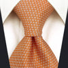 Orange Seide Krawatte