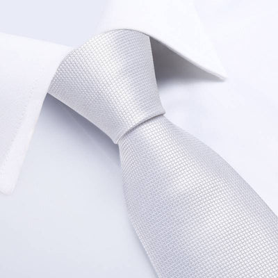 Weiße Krawatte für Männer