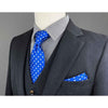 Krawatte Blau Mit Punkten